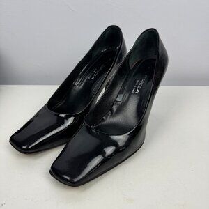 Via Spiga Black Heels Women's Size 7.5